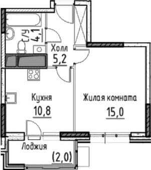 Продам однокомнатную квартиру, 37.1 м², 10 мин. до метро пешком, этаж 19 из 25. Фото 1