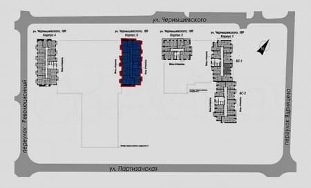 2-комн. квартира, 42.8 м²