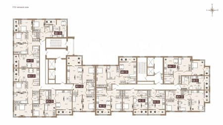 Объявление о продаже трехкомнатной квартиры, 79.3 м², этаж 6 из 16. Фото 3