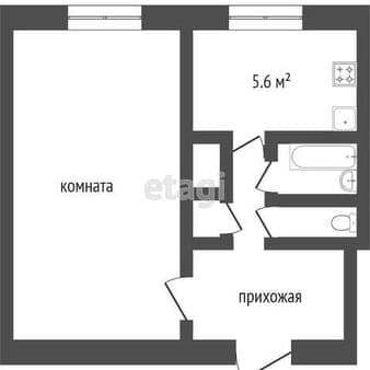 Продаю однокомнатную квартиру, 31.4 м², этаж 5 из 9. Фото 8