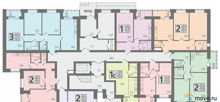 Продажа однокомнатной квартиры, 33 м², этаж 1 из 9. Фото 1