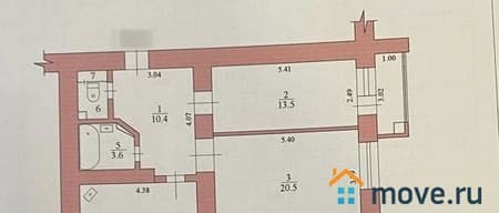 2-комн. апартаменты, 75 м²