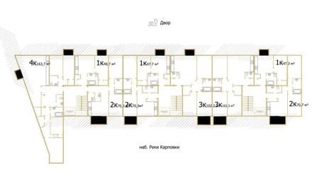 Продам трехкомнатную квартиру, 106.3 м², этаж 6 из 8. Фото 3
