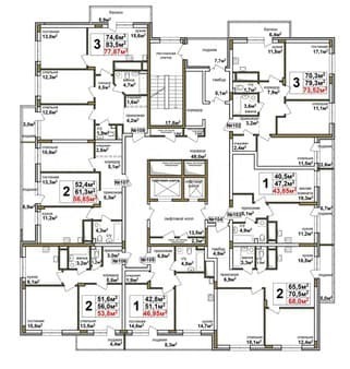 Купить однокомнатную квартиру, 44.6 м², этаж 16 из 17. Фото 4