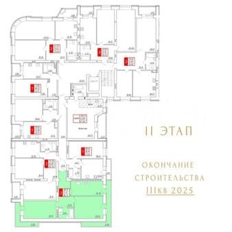 Продать двухкомнатную квартиру, 86.1 м², этаж 4 из 9. Фото 2