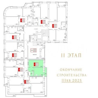 Продаем однокомнатную квартиру, 41.6 м², этаж 2 из 9. Фото 2