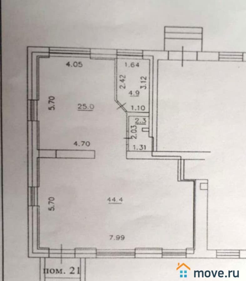 свободного назначения, 77 м²