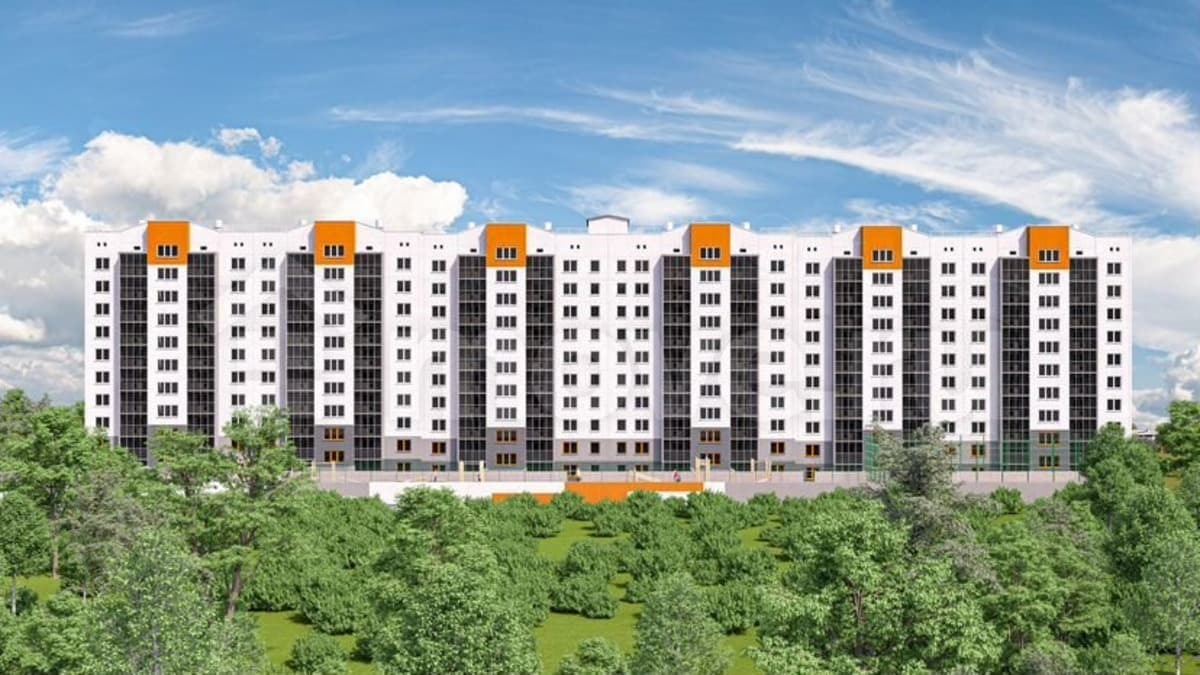 2-комн. квартира, 54.9 м²